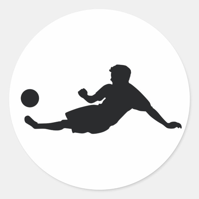 Sticker Rond Football (Devant)