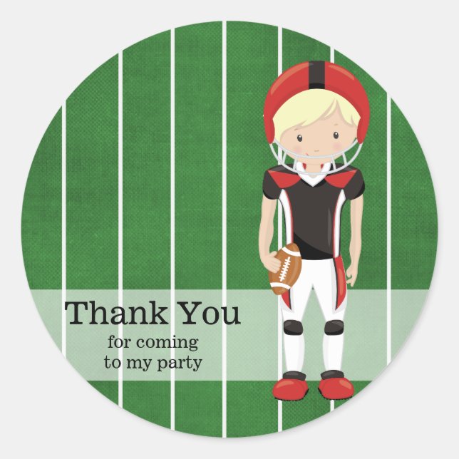 Sticker Rond Football (Devant)