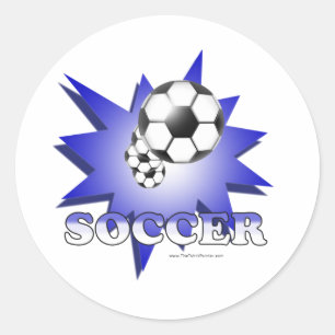 Sticker Rond Football!