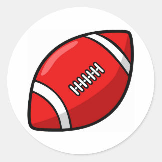 Sticker Rond Football
