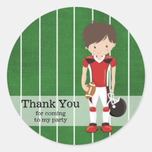 Sticker Rond Football