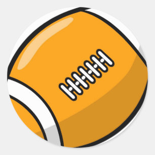Sticker Rond Football