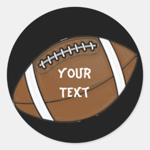 Sticker Rond Football