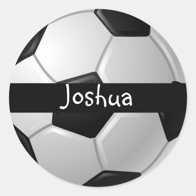 Sticker Rond Football (Devant)
