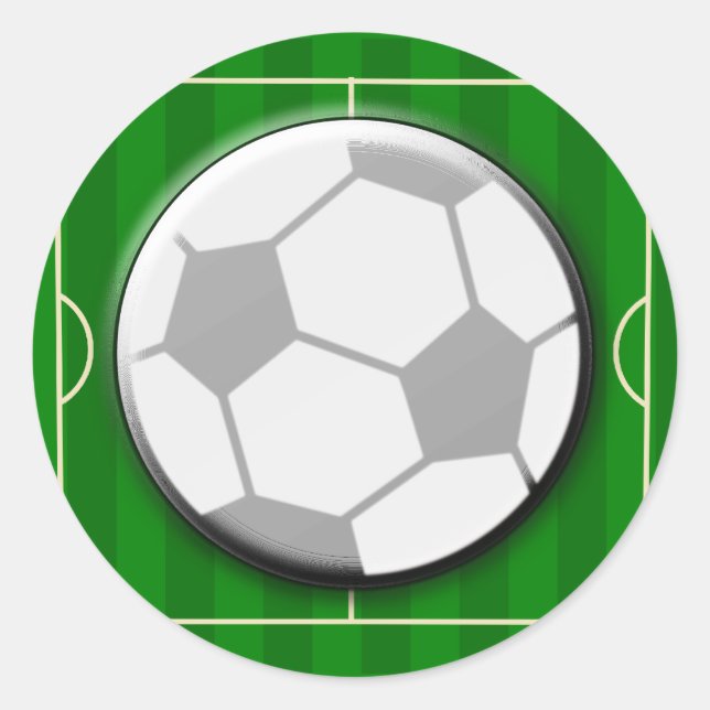 Sticker Rond Football (Devant)