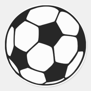 Sticker Rond Football