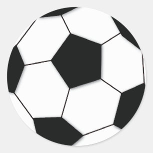Sticker Rond Football