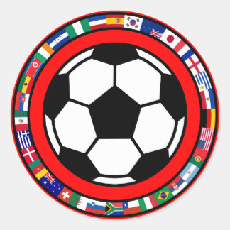 Sticker Rond Football 2010