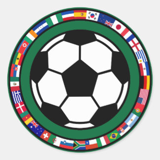 Sticker Rond Football 2010