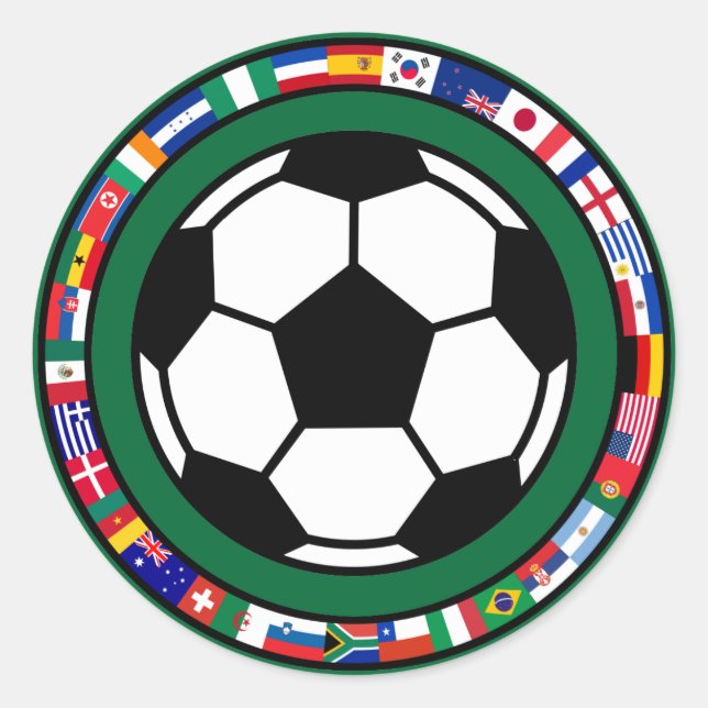 Sticker Rond Football 2010 (Devant)
