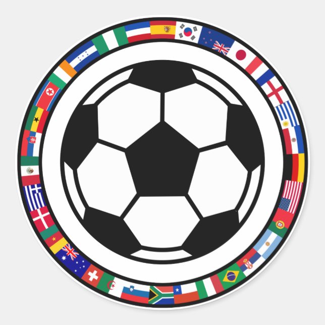 Sticker Rond Football 2010 (Devant)