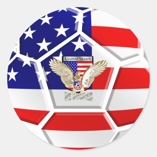 Sticker Rond Football américain (Devant)
