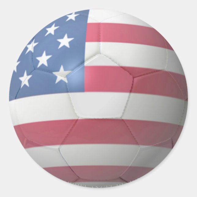 Sticker Rond Football américain (Devant)