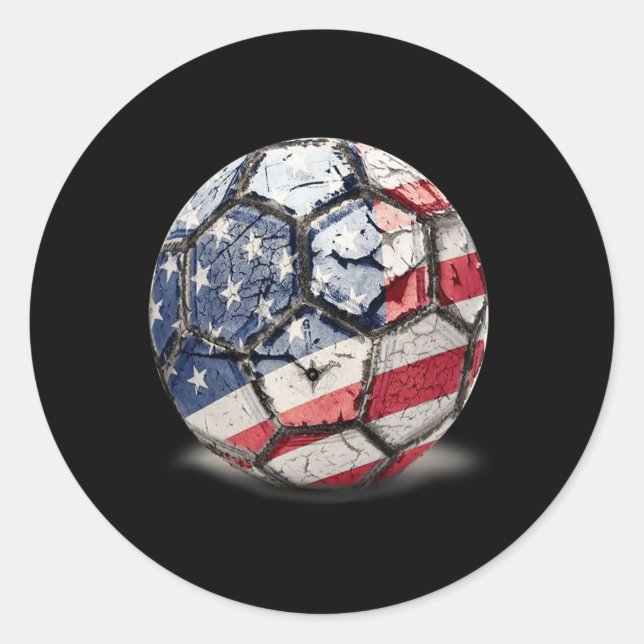 Sticker Rond Football américain  (Devant)