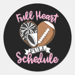 Sticker Rond Football Chevron Football Entendre