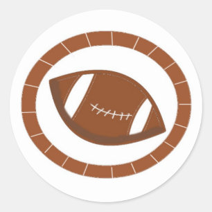 Sticker Rond Football Classique