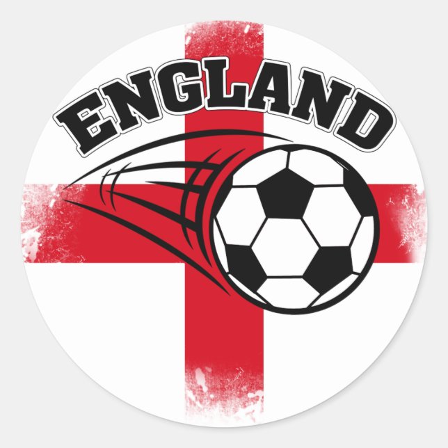 Sticker Rond Football des supporters anglais (Devant)