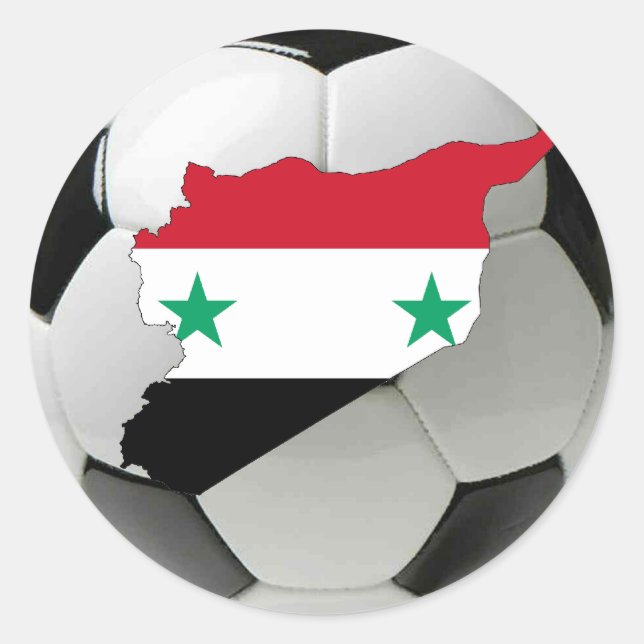 Sticker Rond football en Syrie (Devant)