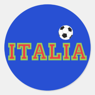 Sticker Rond Football italien