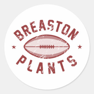 Sticker Rond Football Plante de Breaston