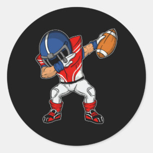 Sticker Rond Football - Saison Américaine De Football Dab Dan