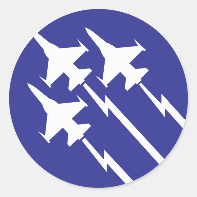 Sticker Rond Force aérienne (Devant)