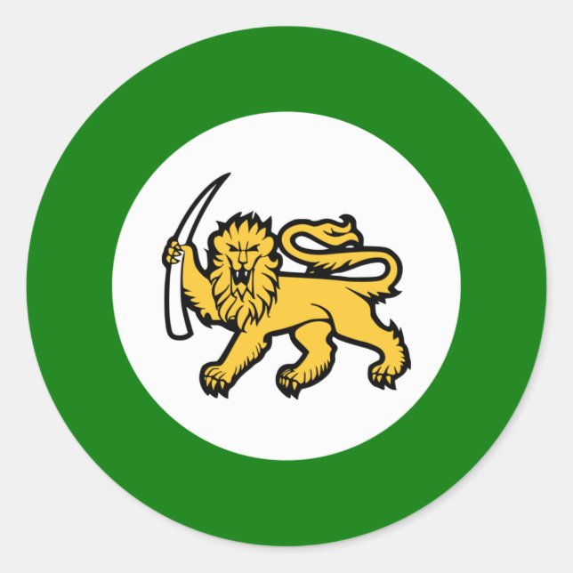 Sticker Rond Force aérienne de Rhodesian (Devant)