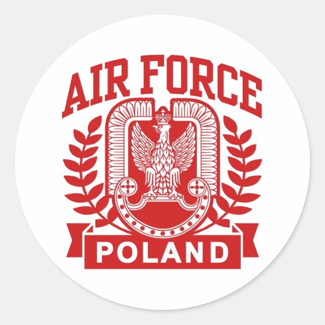 Sticker Rond Force aérienne polonaise (Devant)