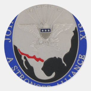 STICKER ROND FORCE OPÉRATIONNELLE COMMUNE 6