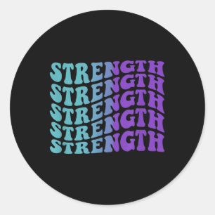 Sticker Rond Force, sensibilisation à la santé mentale