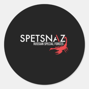 Sticker Rond Forces spéciales russes Spetsnaz