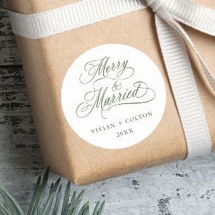 Sticker Rond Forest Green Merry & Marié Nouvelles mauvaises her