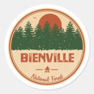 Sticker Rond Forêt nationale de Bienville