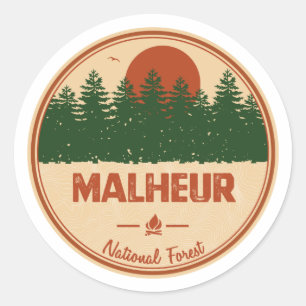 Sticker Rond Forêt nationale de Malheur