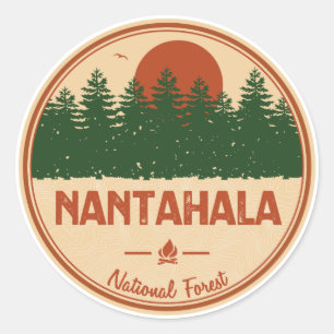 Sticker Rond Forêt nationale de Nantahala