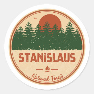 Sticker Rond Forêt nationale de Stanislaus