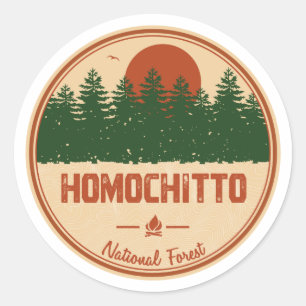 Sticker Rond Forêt nationale d'Homochitto