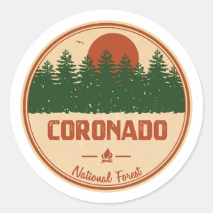 Sticker Rond Forêt nationale du Coronado