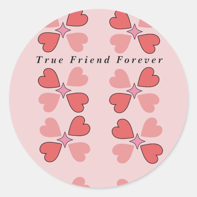 Sticker Rond "Forever Friends Journal : Chercher chaque instant (Devant)