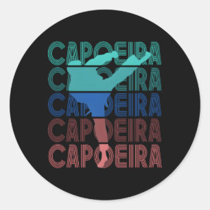 Sticker Rond Formation Capoeira Hobby brésilien Mial