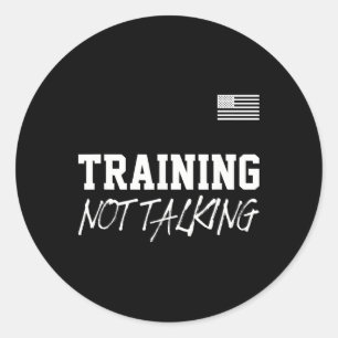 Sticker Rond Formation Ne Pas Parler Gymnase Citation De L'Ense