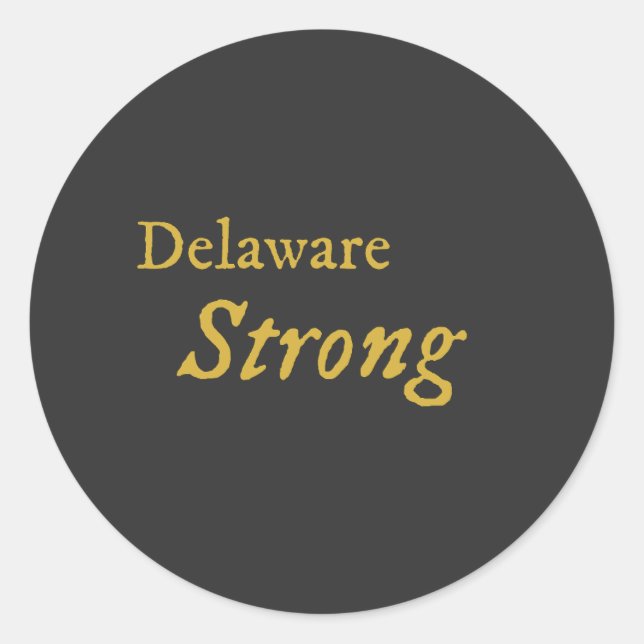 Sticker Rond Fort du Delaware (Devant)