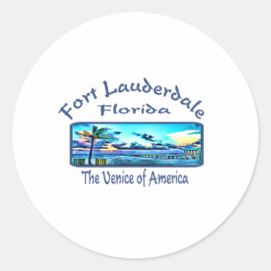 Sticker Rond Fort Lauderdale
