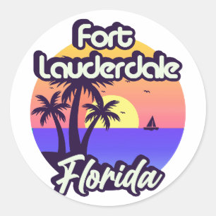 Sticker Rond Fort Lauderdale Floride