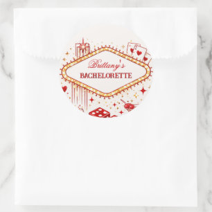 Sticker Rond Forte en Amour Enterrement de Vie de Jeune Fille C