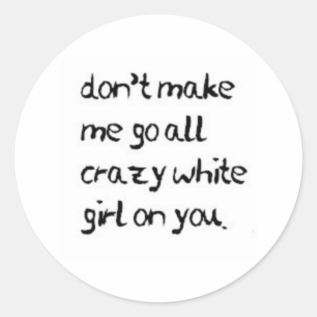 Sticker Rond fou (Devant)