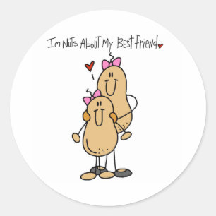 Sticker Rond Fou de Meilleur Ami 2