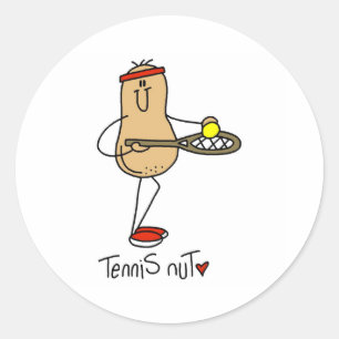 Sticker Rond Fou de Tennis