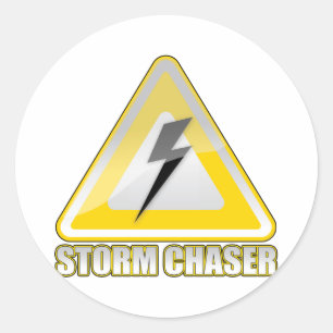 Sticker Rond Foudre 2 de chasseur de tempête
