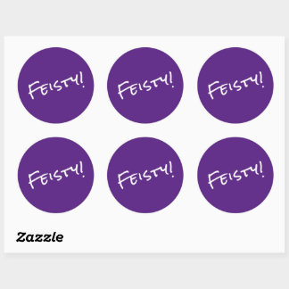Sticker Rond Fougueux !